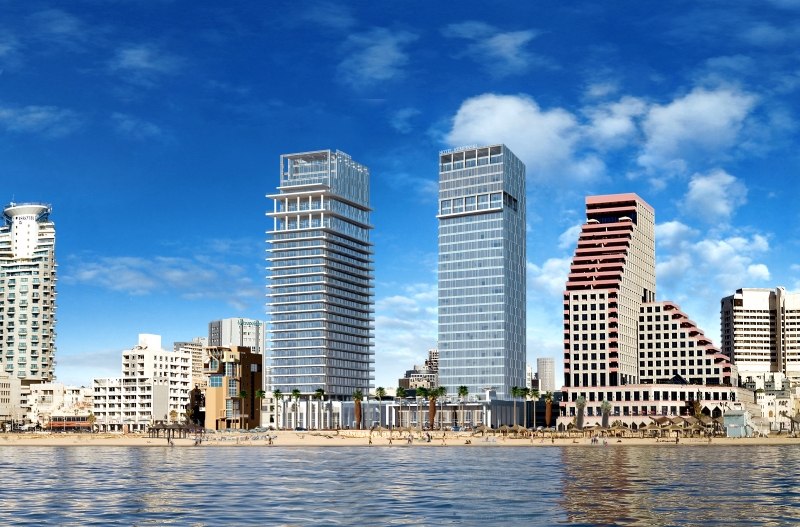 A seafront apartment for sale in David Promenade Towers, TelAviv